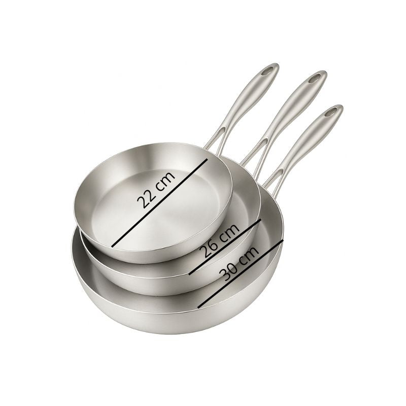 Frigideira Premium 5 Camadas Inox 304