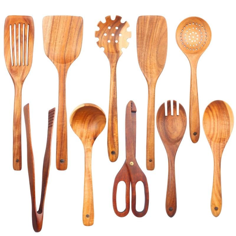Utensílios de Madeira Artesanais