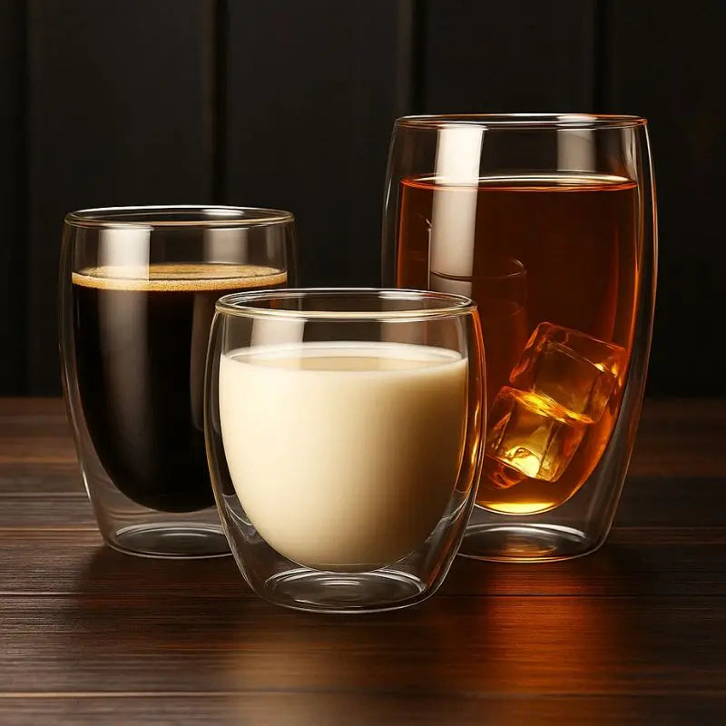Copo de Vidro Duplo