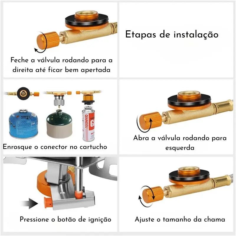 Fogão a Gás Portátil