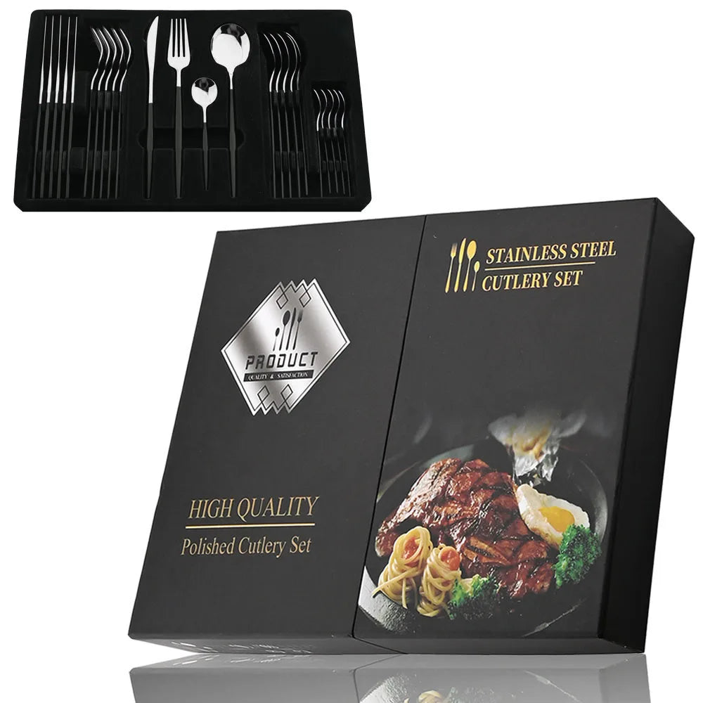 Conjunto Premium Talheres 24 Peças