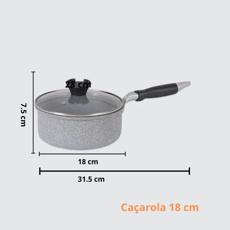 Frigideira Antiaderente de Pedra Premium