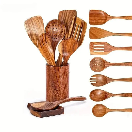 Utensílios de Madeira Artesanais