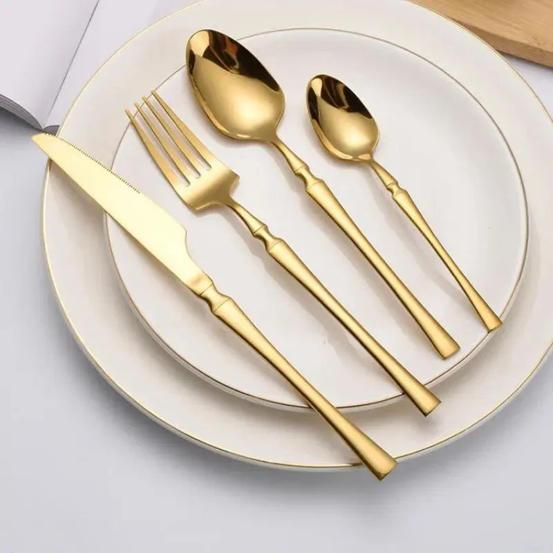 Conjunto 30 Talheres  Aço Inoxidável