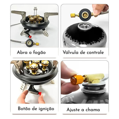 Fogão Gás Portátil BRS-201A