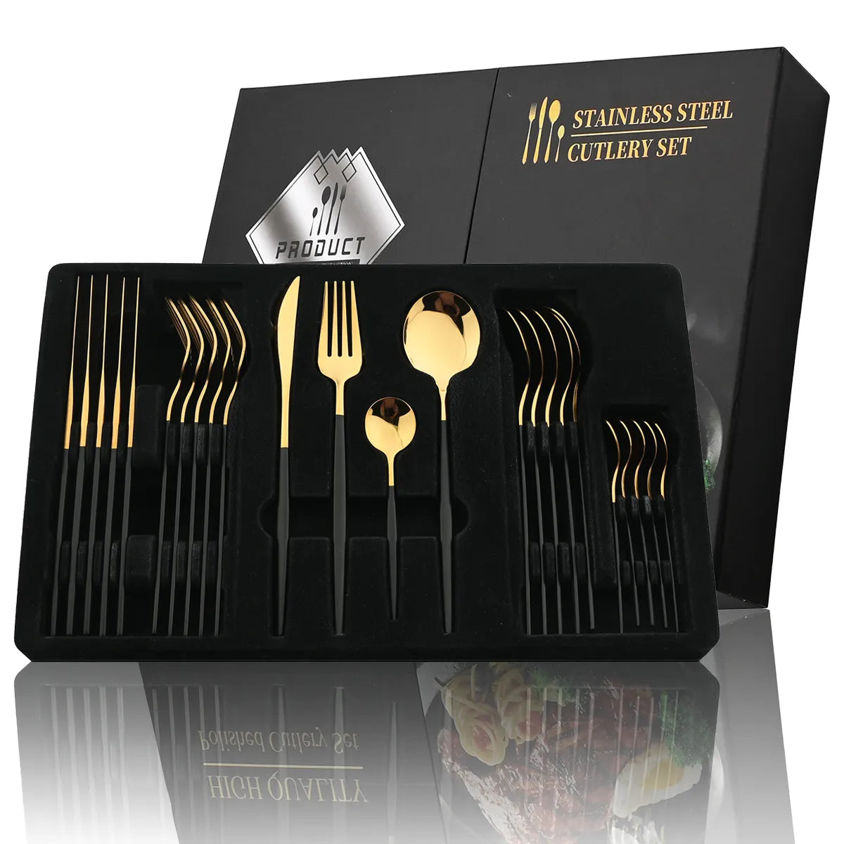 Conjunto Premium Talheres 24 Peças