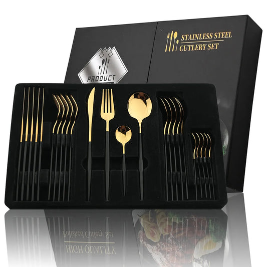 Conjunto Premium Talheres 24 Peças