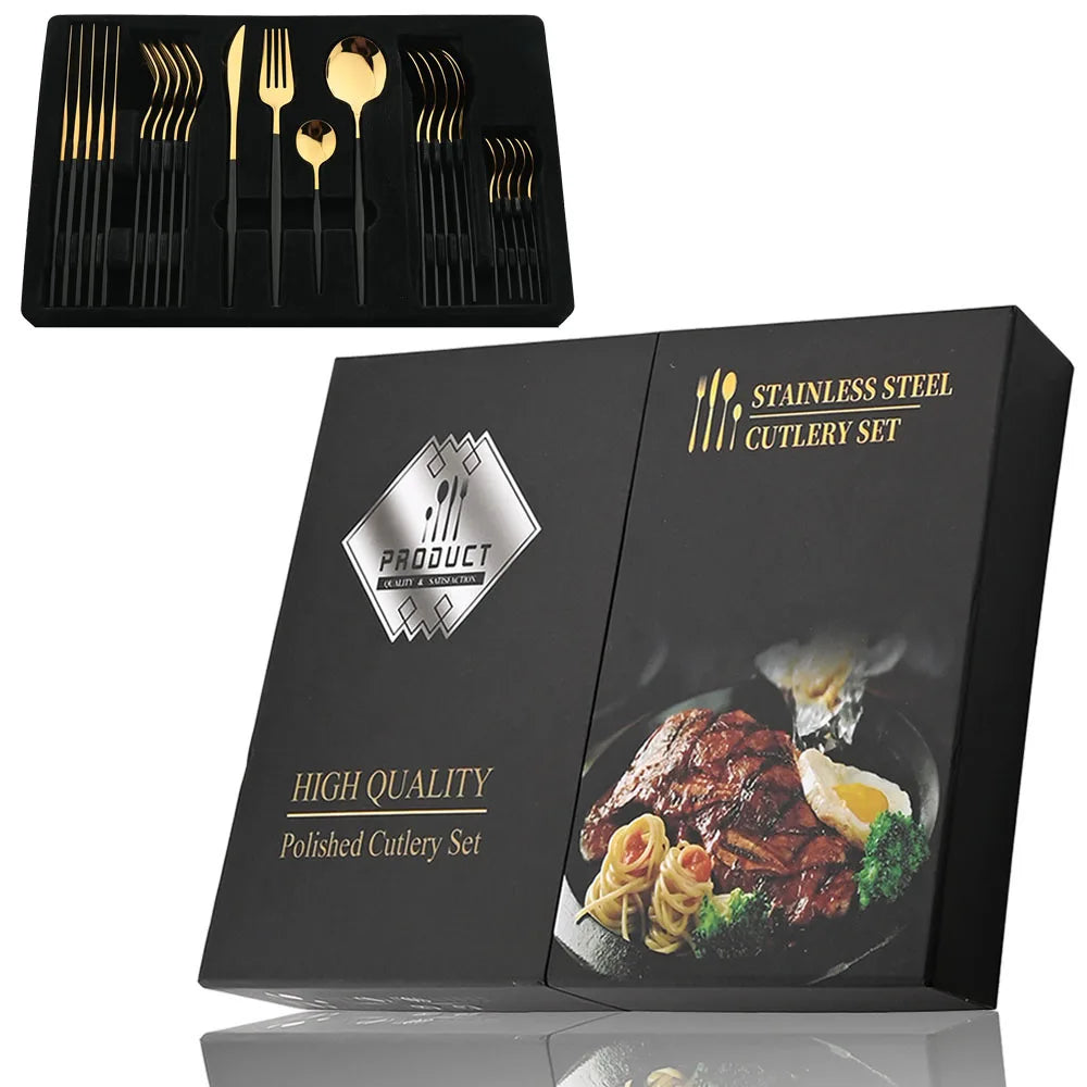 Conjunto Premium Talheres 24 Peças