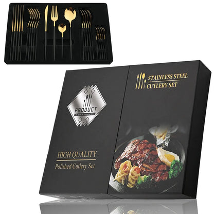 Conjunto Premium Talheres 24 Peças