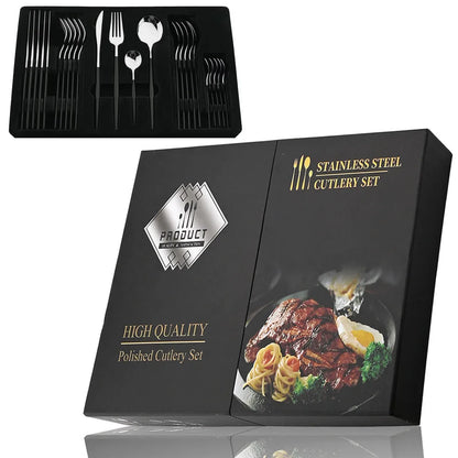 Conjunto Premium Talheres 24 Peças