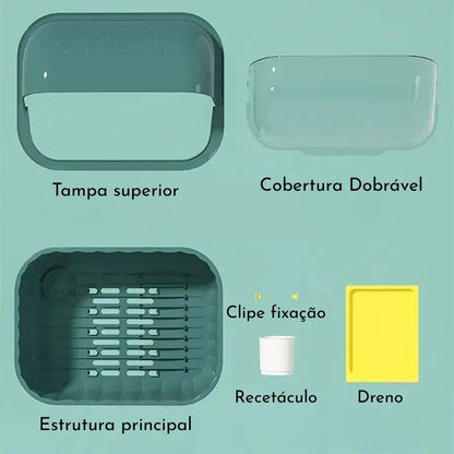 Escorredor de Loiça Tampa Dobrável