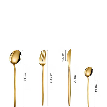 Conjunto Talheres 24 Peças Premium