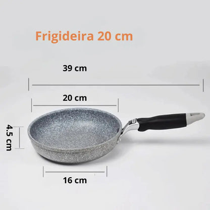 Frigideira Antiaderente de Pedra Premium